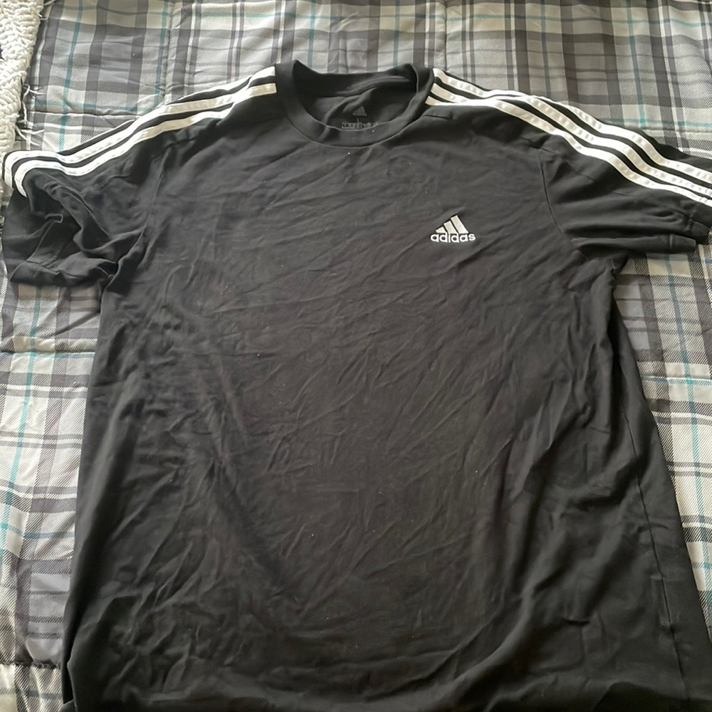Black adidas shirt